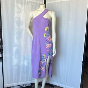Guaraxez Embroidered Floral Dress